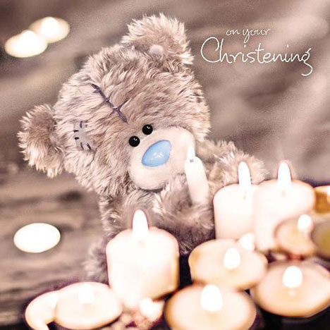 3D Holographic Christening Me to You Bear Card £2.99